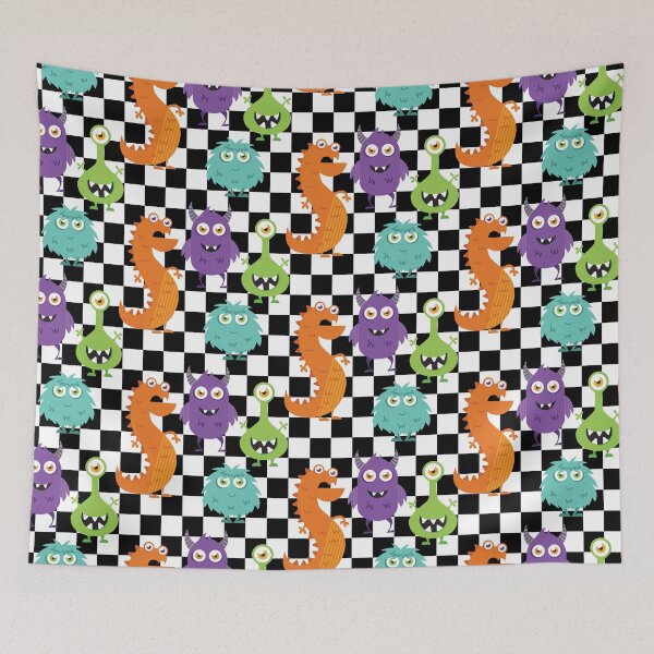 Item preview, Cute Monster Party designed and sold by latheandquill.