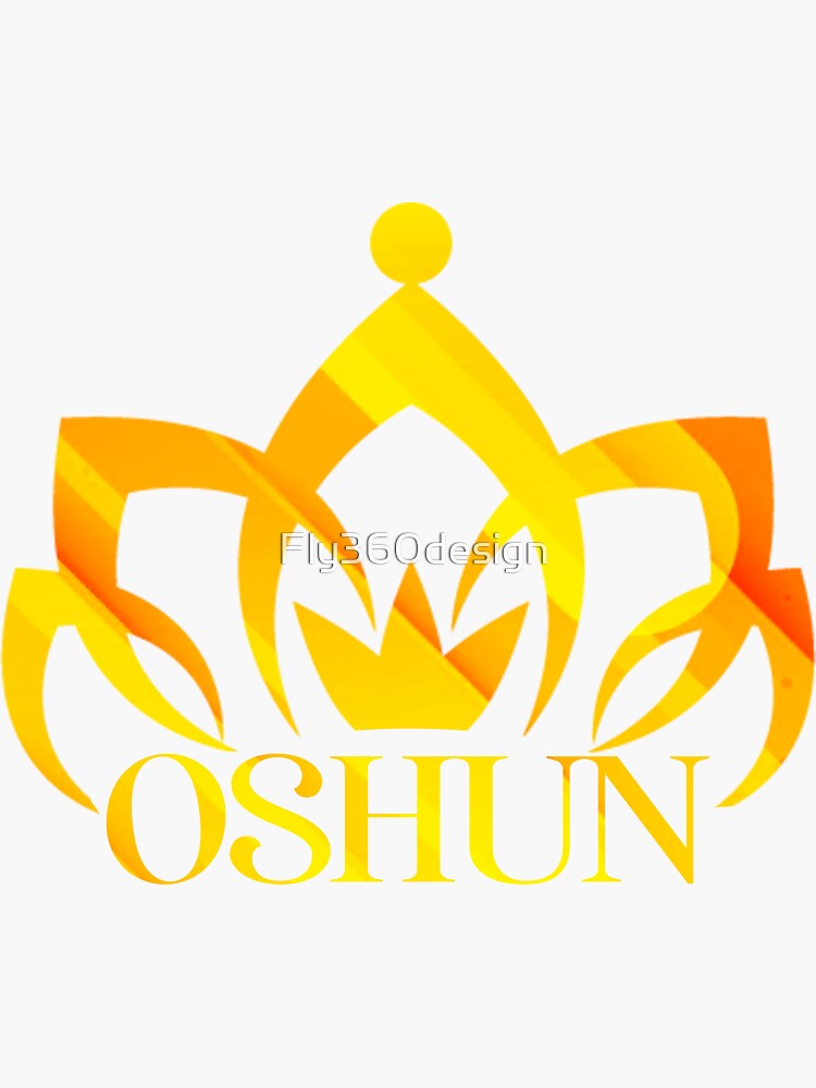 "Oshun Orisha Yoruba Santeria Caridad del Cobre" Sticker by ...