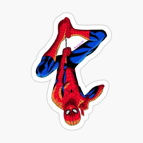 spiderman Sticker for Sale by inbalcoolart