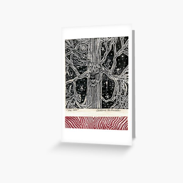 "Mr Tree" Greeting Card