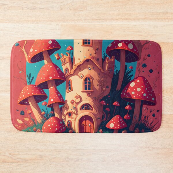 Item preview, Enchanting Mushroom Castle: A Whimsical Fungal Fantasy 6 designed and sold by TheTechnoCanvas.