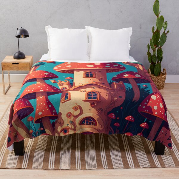 Item preview, Enchanting Mushroom Castle: A Whimsical Fungal Fantasy 6 designed and sold by TheTechnoCanvas.