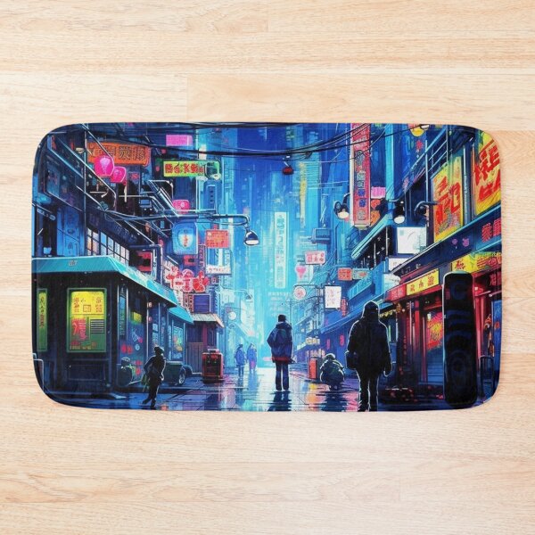 Item preview, Endless Neon - Cyberpunk Cityscape Skyline designed and sold by orlandoellio.