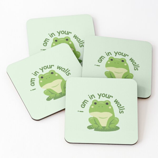 Item preview, i am in your walls frog designed and sold by renmei-studios.