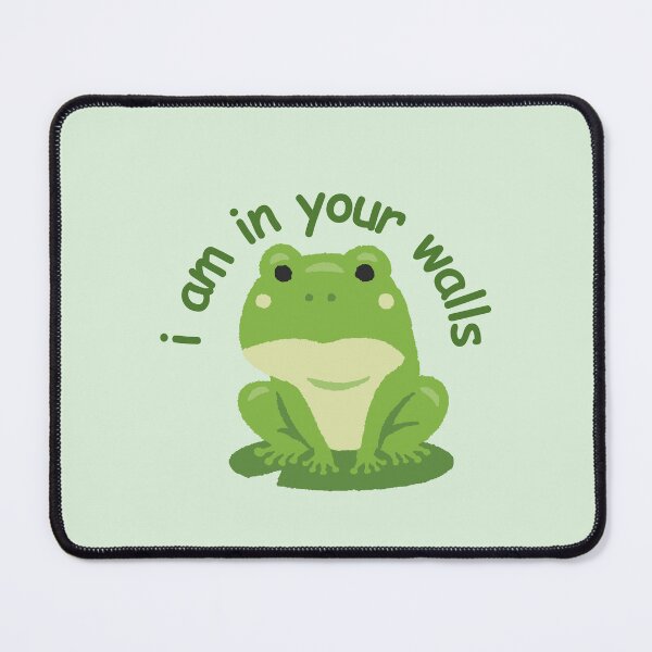 Item preview, i am in your walls frog designed and sold by renmei-studios.