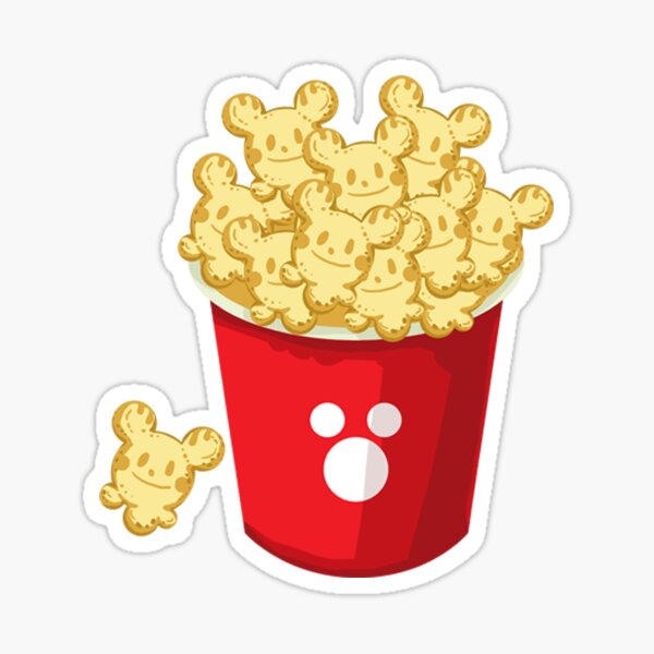 Disney Popcorn Stickers for Sale