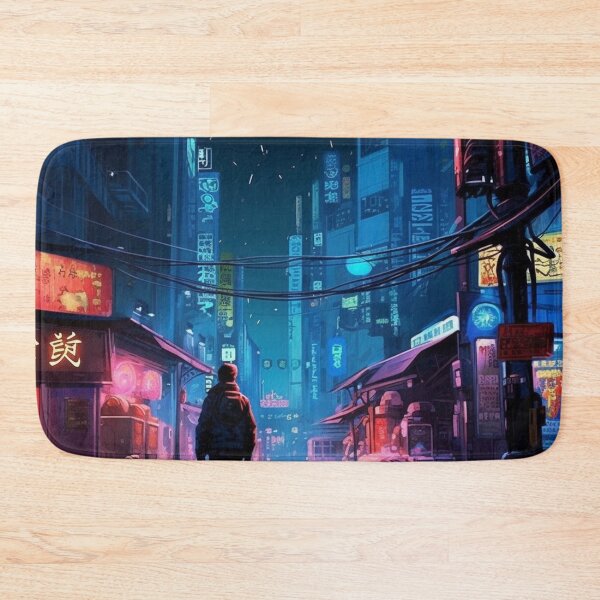 Item preview, Endless Neon - Cyberpunk Cityscape Skyline designed and sold by orlandoellio.