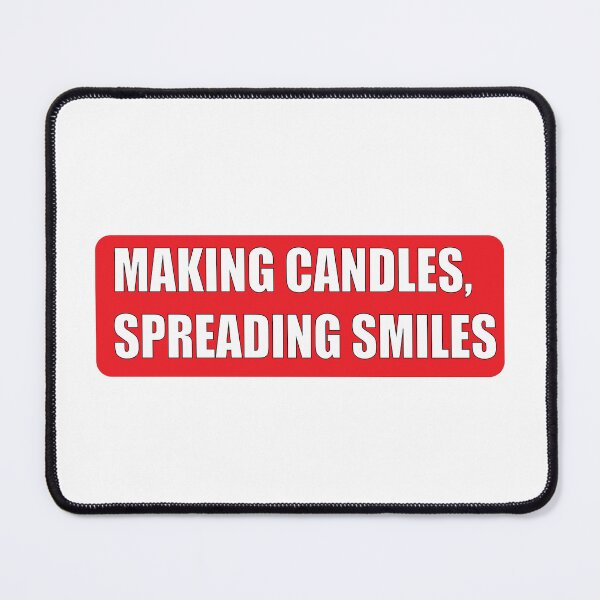 Item preview, Making candles spreading smiles designed and sold by Thedigital91.