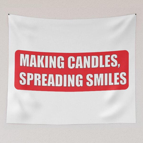Item preview, Making candles spreading smiles designed and sold by Thedigital91.
