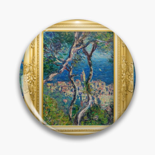 Item preview, MONET - Gold Framed Bordighera (1884) By Claude Monet designed and sold by AndromedaWeb.