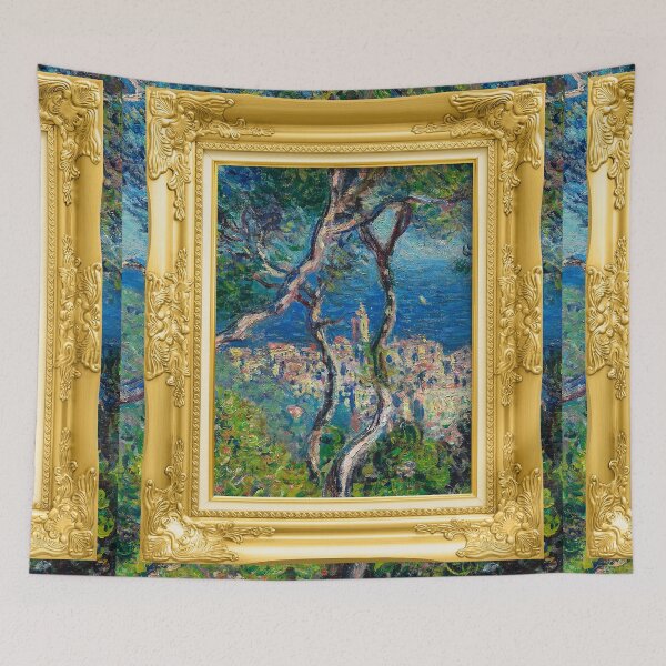 Item preview, MONET - Gold Framed Bordighera (1884) By Claude Monet designed and sold by AndromedaWeb.