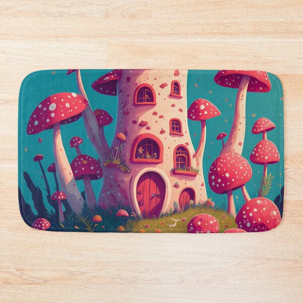 Item preview, Enchanting Mushroom Castle: A Whimsical Fungal Fantasy 7 designed and sold by TheTechnoCanvas.