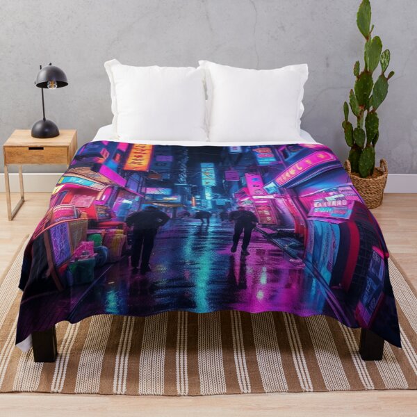 Item preview, Endless Neon - Cyberpunk Cityscape Skyline designed and sold by orlandoellio.