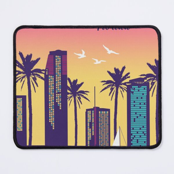 Item preview, Miami Vintage Poster Poster designed and sold by samamullins.