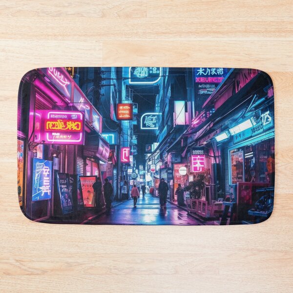 Item preview, Endless Neon - Cyberpunk Cityscape Skyline designed and sold by orlandoellio.