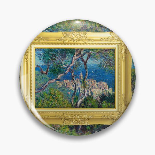 Item preview, MONET - Gold Framed Bordighera (1884) By Claude Monet designed and sold by AndromedaWeb.