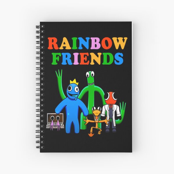 rainbow friends game Spiral Notebook for Sale by malta-bella