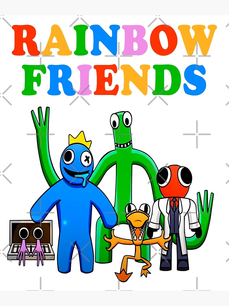 Red Rainbow Friend Posters for Sale