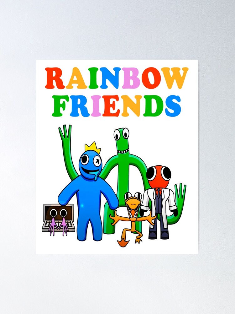 rainbow friends  Poster for Sale by hemphill1