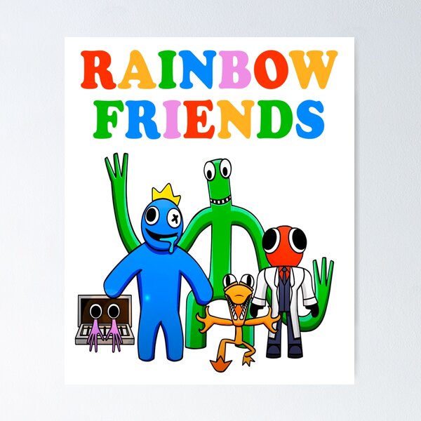 rainbow friends chapter 2 rainbow friends fnf rainbow friends roblox  rainbow friends animation rainb Art Board Print for Sale by RetroPanache
