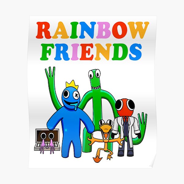 Rainbow Friends SVG, Cartoon Friends SVG, Rainbow Friends