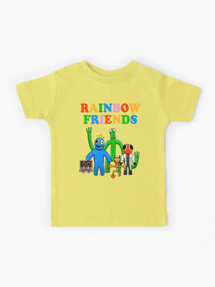 Kids Rainbow Friends Shirt Blue Yellow