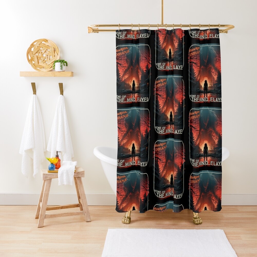 Disover Home of the Mind Flayer | Shower Curtain