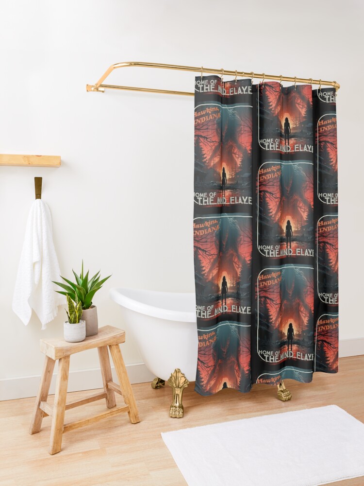 Disover Home of the Mind Flayer | Shower Curtain