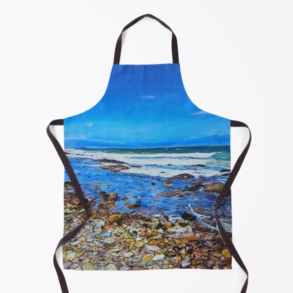 Item preview, Waves over Marino Rocks designed and sold by ChristineDavisArt.