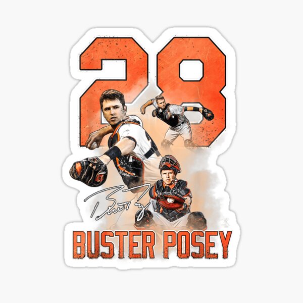 Buster Posey Jersey Sticker Cap for Sale by ramonaaeqvenita