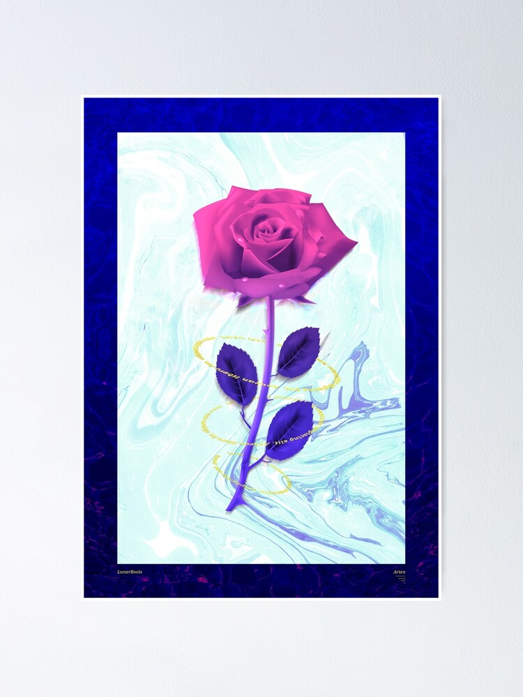 Alternate view of Arien Rose Poster