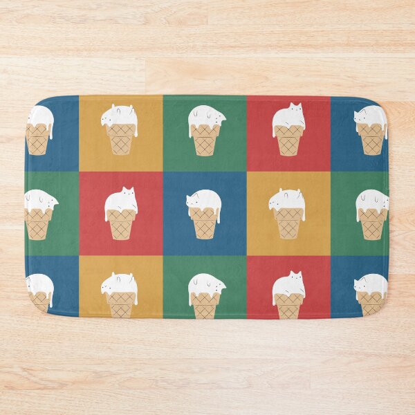 Item preview, Cat Ice Cream 2x2 designed and sold by ilovedoodle.