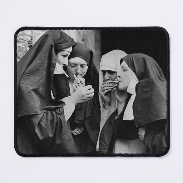 Item preview, Nuns Smoking Poster Classic designed and sold by samamullins.