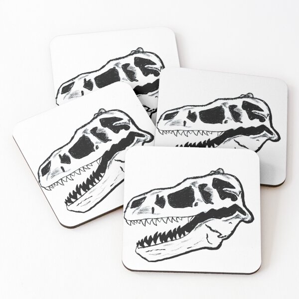 Item preview, T-Rex Skull designed and sold by GeekChicFinery.