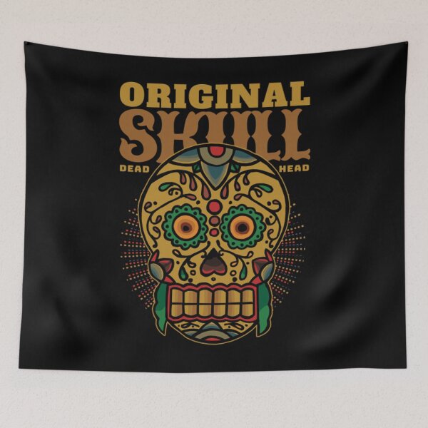 Item preview, Original Skull Dead Head - Skull Tattoo designed and sold by tyasalnu.
