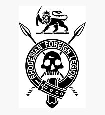 Rhodesian Foreign Legion Photographic Print