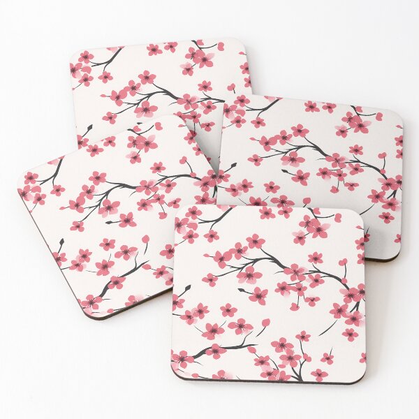 Item preview, Japanese Cherry Blossom Serenity: Minimalist Pattern designed and sold by SnowStudio2022.