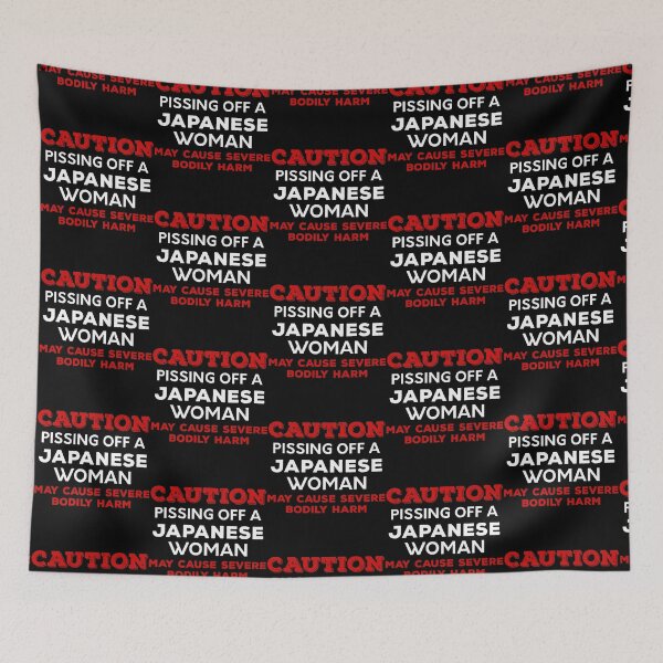 Item preview, Caution Pissing Off A Japanese Woman May Cause Sev designed and sold by RoldanMargret.