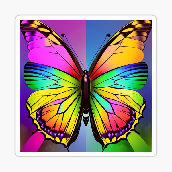 Diversity Butterfly Sticker