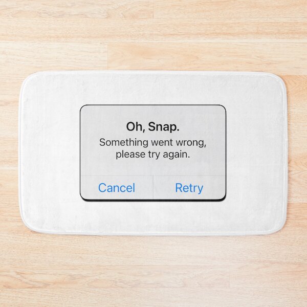 Item preview, computer message (oh snap) designed and sold by mystudiocreate.