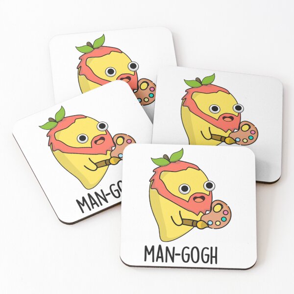 Item preview, Man-gogh Cute Artist Mango Pun  designed and sold by DouglasyReynol.