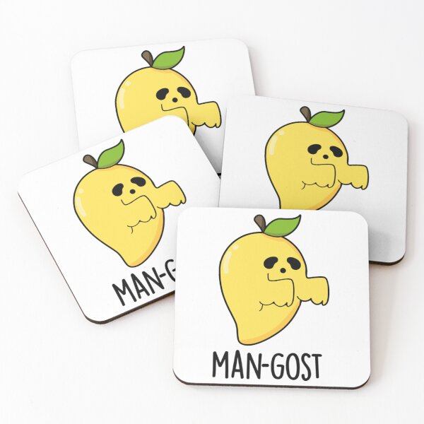 Item preview, Man-gost Cute Halloween Mango Fruit Ghost Pun   designed and sold by DouglasyReynol.