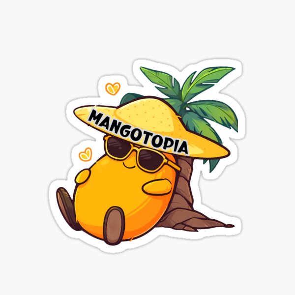 Item preview, Mangotopia A Juicy Paradise of Mango Puns  designed and sold by DouglasyReynol.
