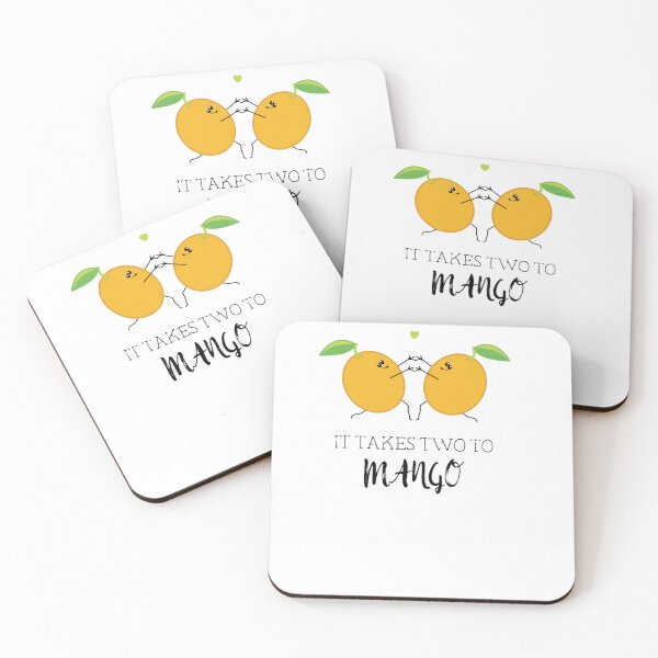 Item preview, Takes Two to Mango Tango Cute Fruit Food Pun Graphic  designed and sold by DouglasyReynol.