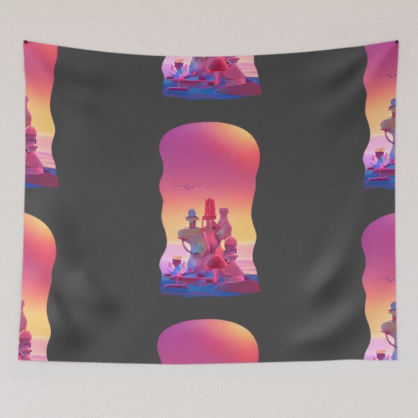 Item preview, Fantasy Landscape - Dreamy Soft Colors designed and sold by Chubuter.