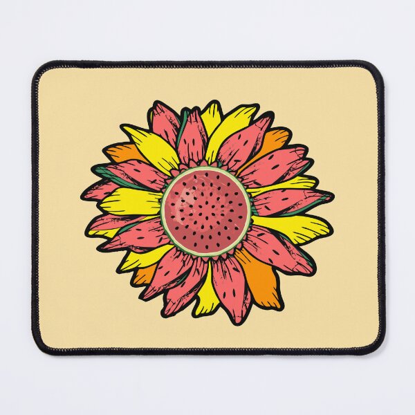Item preview, Watermelon sunflower peace love watermelons lover summer art designed and sold by alenaz.