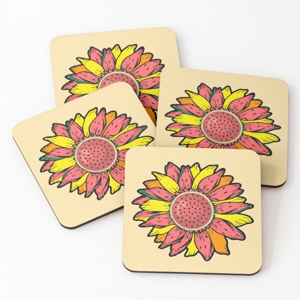 Item preview, Watermelon sunflower peace love watermelons lover summer art designed and sold by alenaz.
