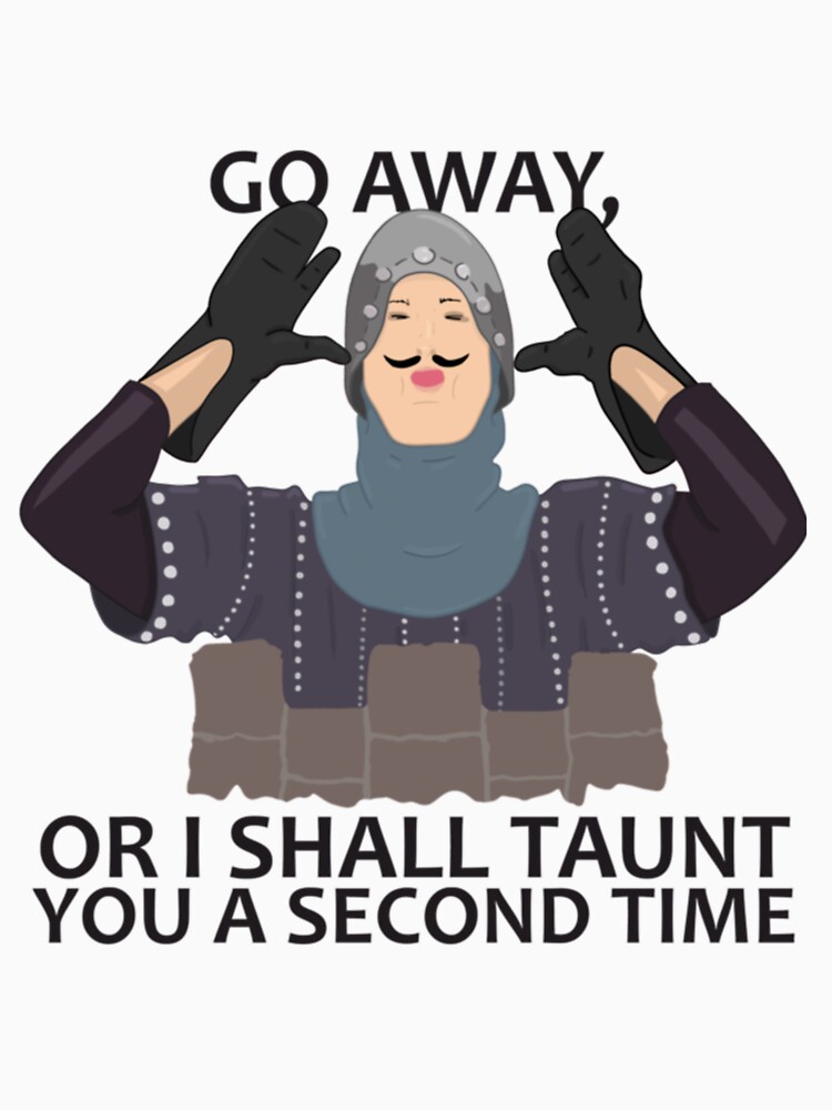 Thumbnail 7 of 7, Classic T-Shirt, Monty Python French Knight GO AWAY Gift shirt designed and sold by Gianamda.
