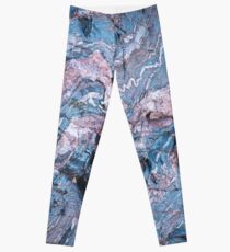 Compression lines in blue rock, Bright Angel Trail, Grand Canyon USA Leggings