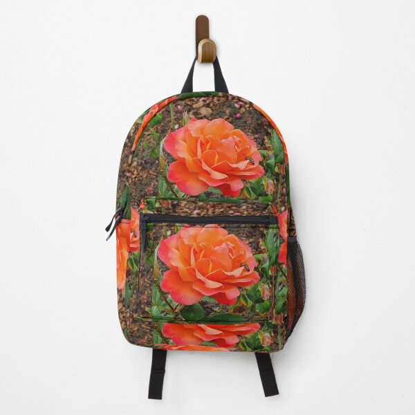 Item preview, Orange rose with a bee designed and sold by Claire L Page Photography.